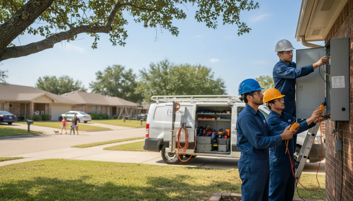 Certified electrician providing emergency electrical services in Lexington, IN